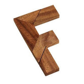 لغز خشبى بصرى حرف F