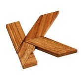 لغز خشبى بصرى حرف K