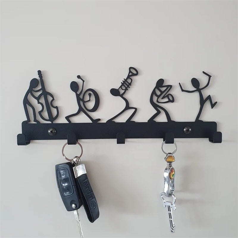 Cat Key Holder, Wall Hanging Key Stand for Home Decor