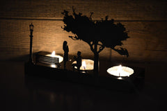 Romantic Metal Candle Holder for Marriage Proposal