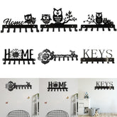 Vintage Owl Key Wall Mount 7 Iron Hook Rack Holder Beautiful Decorative Home Decor Also Hang Bag Belt Headphones In Kitchen Room