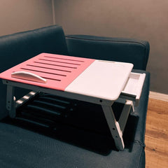 Multi Height Laptop Table with Cup & Phone holder