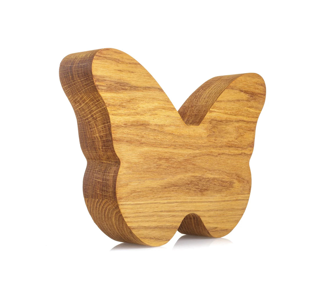 ZOLA Wooden Animal Coin Bank with BUTTERFLY, Designs for Desktop Ornament, Coin Storage Tank, and Money Saving