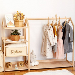 Toddler Clothing Rack for Bedroom or Nursery