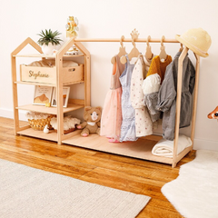 Toddler Clothing Rack for Bedroom or Nursery