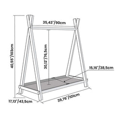Dress Rack-Mini Clothing Rack
