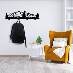 Metal Wall Art for Entryway Coat Rack, Wall Mounted Coat Racks Hooks, Ergonomic Design for Minimal Home, Entryway Organizer, Rack for Clothes
