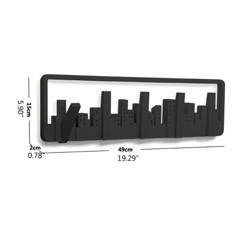 Multi City Building, Multi-Group Hooks Coat Rack - Perfect for Organizing Your Home!