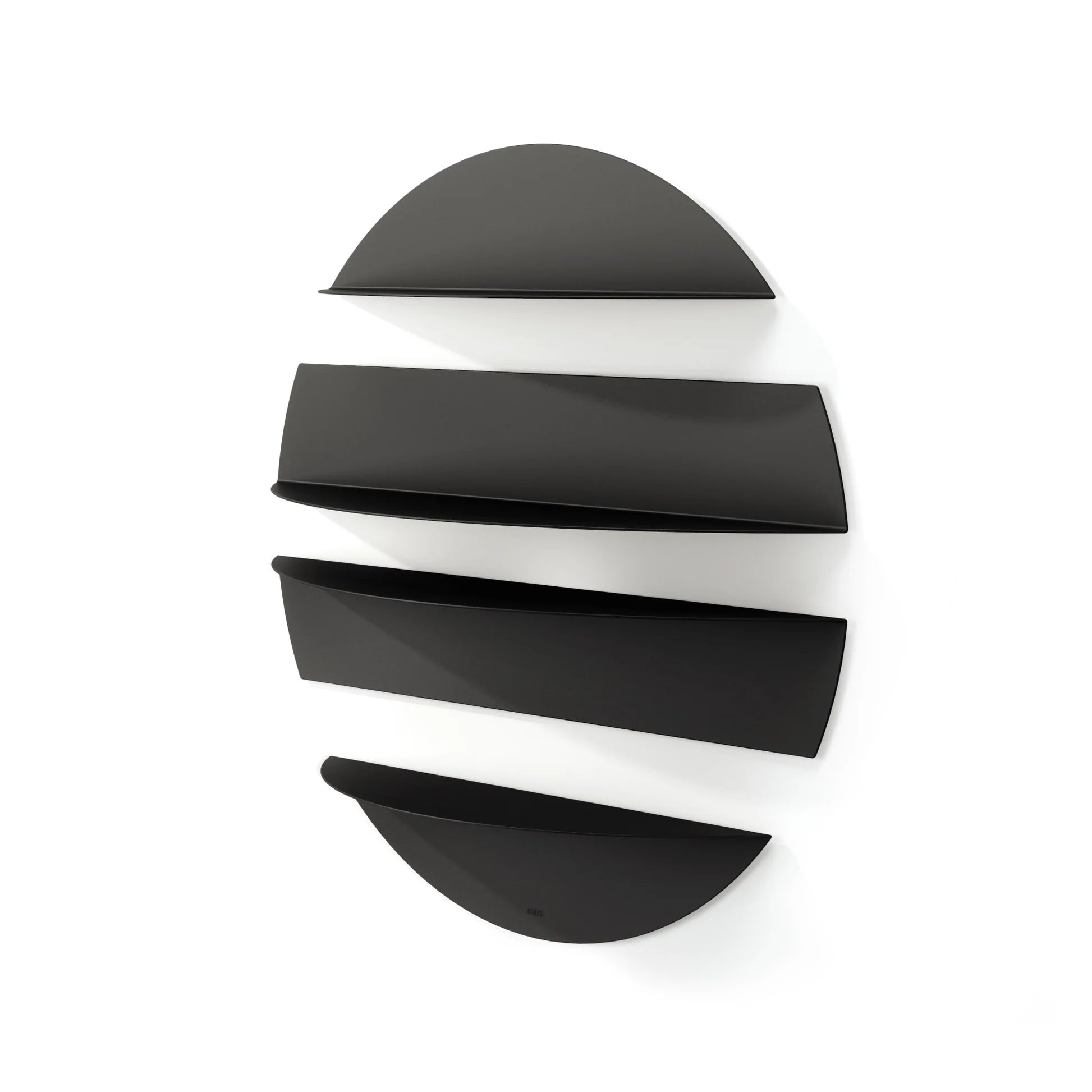 SOLARIS - Decorative Metal Wall Shelves Set with Floating Design