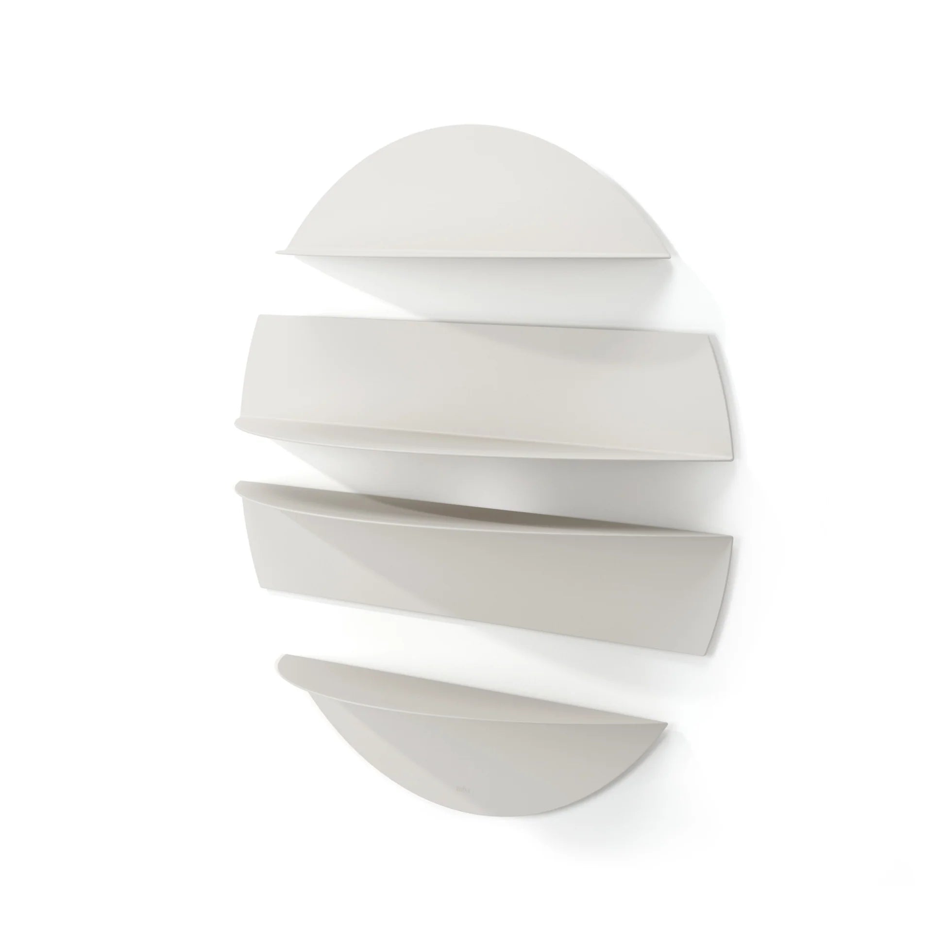 SOLARIS - Decorative Metal Wall Shelves Set with Floating Design