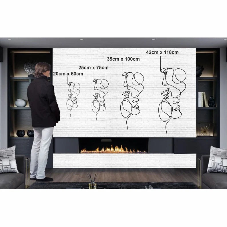 Love Line Metal Wall Decor