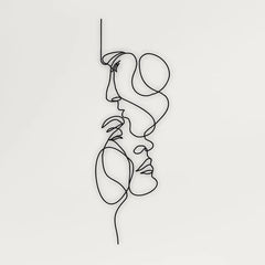 Love Line Metal Wall Decor