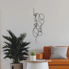 Love Line Metal Wall Decor
