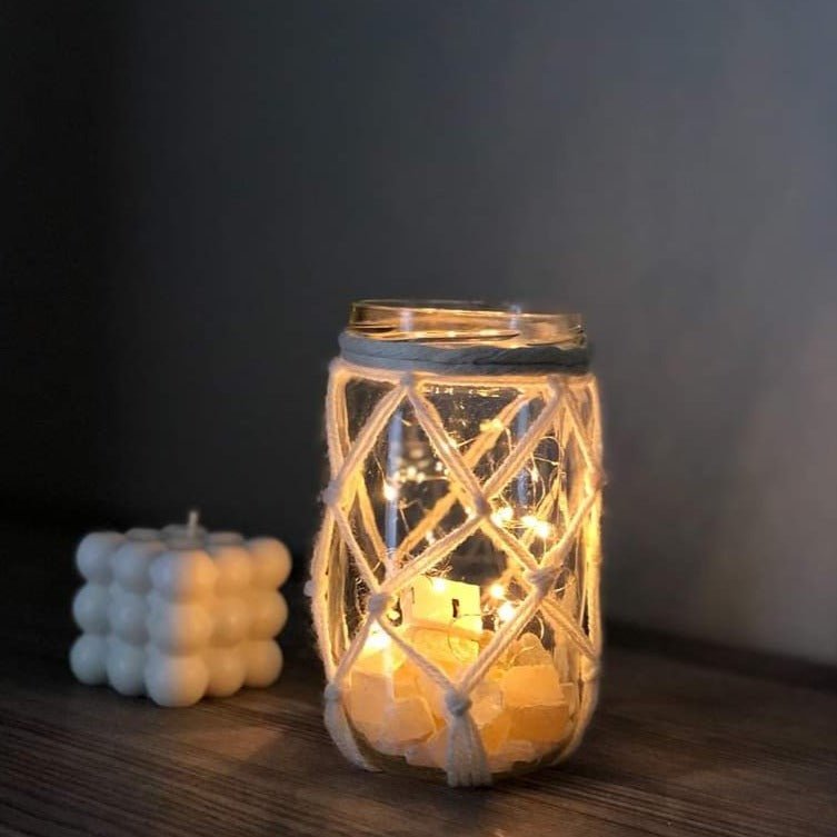 Handmade Glass Lantern for stylish home decor - SMALL